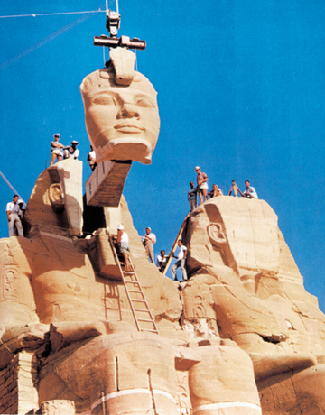 saving Abu Simbel temple